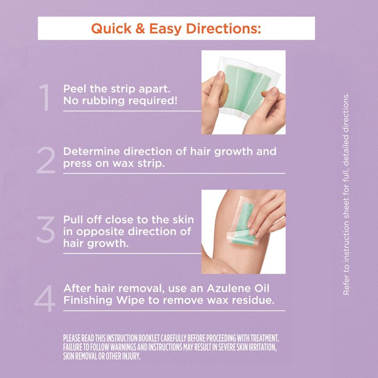 Sally Hansen Wax Strips for Face & Bikini - 20ct: Contains Vitamin E, Vegan, All Hair Types, 4 of 6
