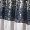 Night Sky Shower Curtain Navy/White - Lush Décor - 3 of 4