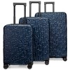 ELLE Luggage Wayfarer 3pc Expandable Monogram Spinner Hardside Luggage Set - 2 of 4