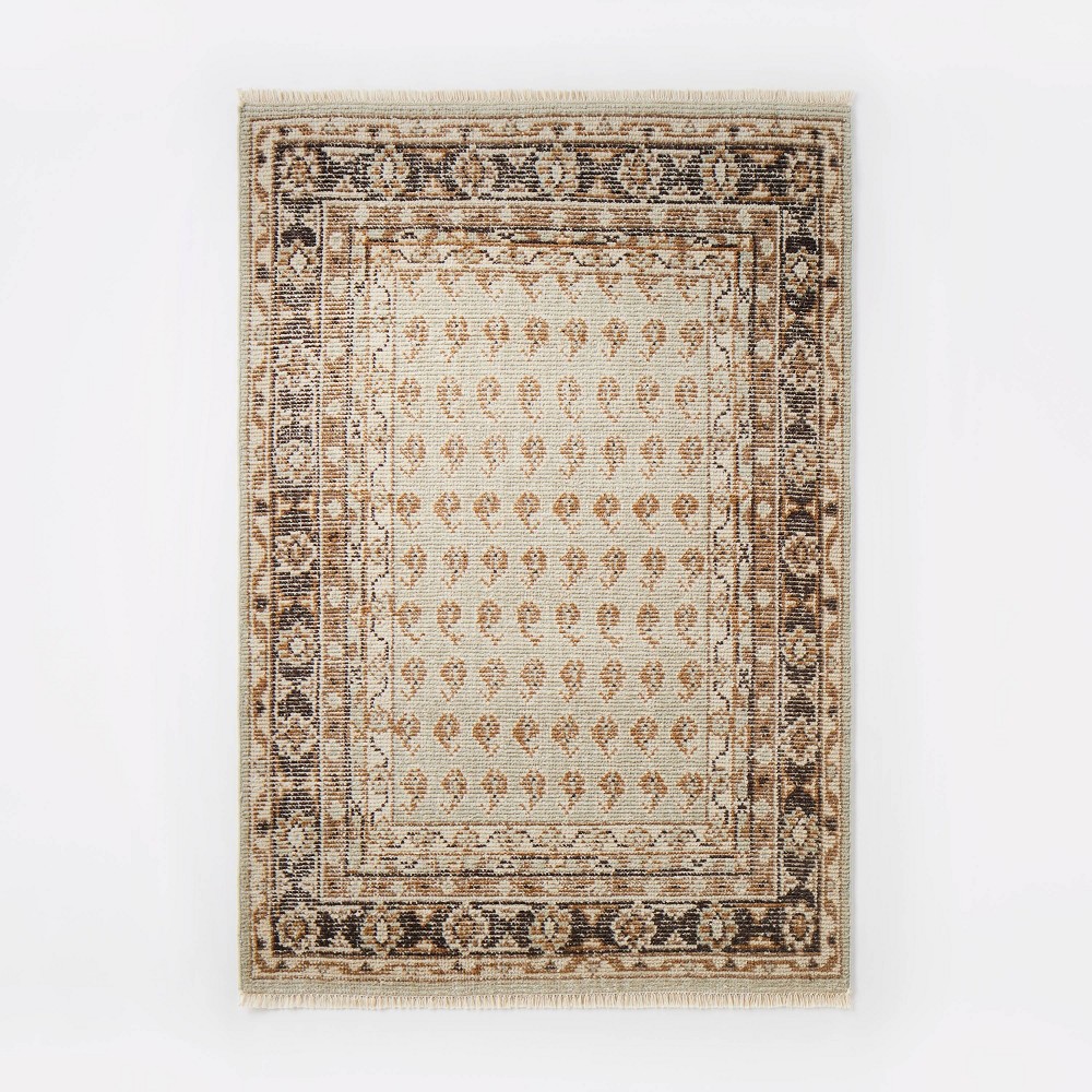 Photos - Area Rug 7'x10' Hand Knotted Rug Ivory - Threshold™ designed with Studio McGee