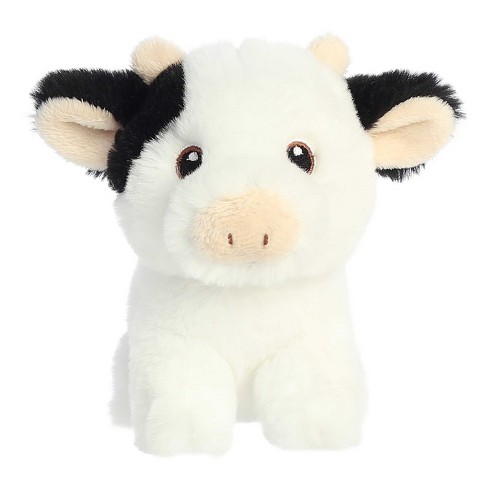 Aurora Mini Cow Eco Nation Eco-friendly Stuffed Animal White 4.5 : Target