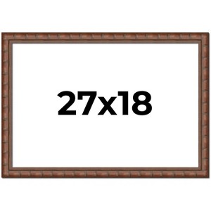 PosterPalooza | 27x18 Modern Bamboo Picture Frame, UV Acrylic, 5 Finishes - 1 of 4