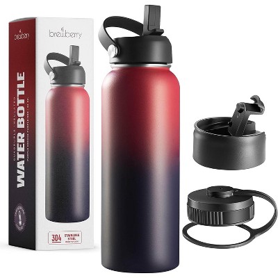 Brewberry Insulated Water Bottle and Travel Mug for Hot and Cold Beverages