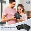Wallet for Men, RFID Blocking Slim Mens Wallet with Money Clip, Minimalist Pop Up Card Case, ID Window - 2 of 4