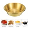 Unique Bargains Round Stainless Steel Kitchen Dessert Appetizer Sauce Dishes - 4 of 4
