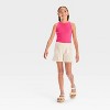 Girls' Rosette Sweater-Knit Shorts - art class™ - 3 of 3