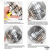 KatchOn, Big Silver Disco Ball Balloons - 22 Inch, Pack of 6 Disco Party Decorations | 4D Sphere Balloons for Bachelorette Party Decorations - 3 of 4
