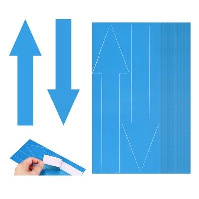 Unique Bargains PVC Self Adhesive Arrow Sticker 80 Pcs