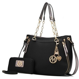 MKF Collection Lina Vegan Leather Shoulder Bag and Wallet by Mia K - 1 of 4