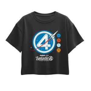 Girls' - Fantastic Four - Fantatic Four Space Logo Short Sleeve