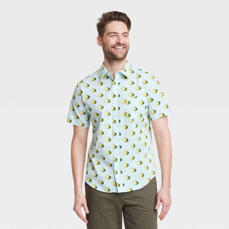 Men's Short Sleeve Button-Down Shirt - Goodfellow & Co™, 1 of 5