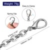 Unique Bargains Iron Flat Handbag Accessories Purse Chain Strap with Buckles 2 Pcs - 2 of 3