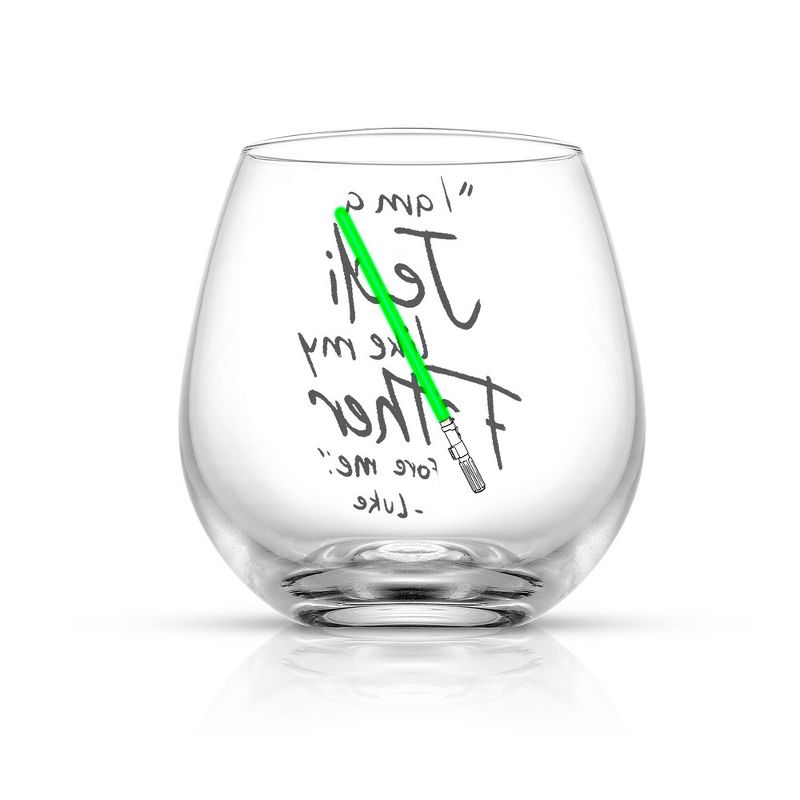 Star Wars New Hope Luke Skywalker Green Lightsaber Stemless Drinking Glass - 15 oz - Set of 2, 5 of 8