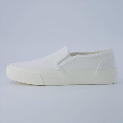 Женские кроссовки CUSHIONAIRE Fulton Womens Slip On Sneakers, Lightweight Comfortable Casual Sneakers for Women with Memory Foam, WHITE 9 — фото 7