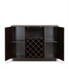 Gulches 2-Door Wine Cabinet: Elegant Storage with Stemware Rack - 4 of 4