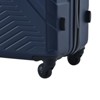 SEVOBAL Luggage 3 Piece Set ABS Lightweight Suitcase with TSA Lock and Spinner Wheels for Travel, Blue, 30.31"*20.08"*11.81" - 4 of 4