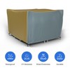 Covers&All Curved Outdoor Couch Cover, 1000D Waterproof, UV-Resistant Patio Furniture Cover - 3 of 4