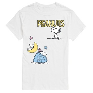 Peanuts Snoopy Patchwork Short Sleeve Graphic T-Shirt - White - 1X Big and Tall - 1 of 4