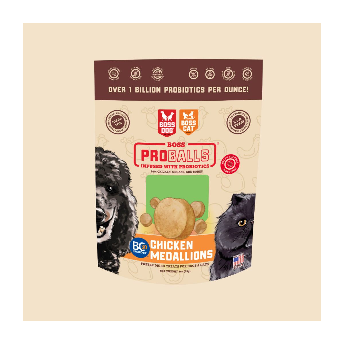 Boss Dog Proballs Treats w/ Probiotics - thumbnail 3