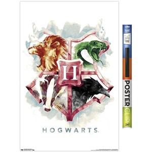 Trends International Harry Potter Hogwarts House Crests Unframed Wall Poster Prints - 1 of 4