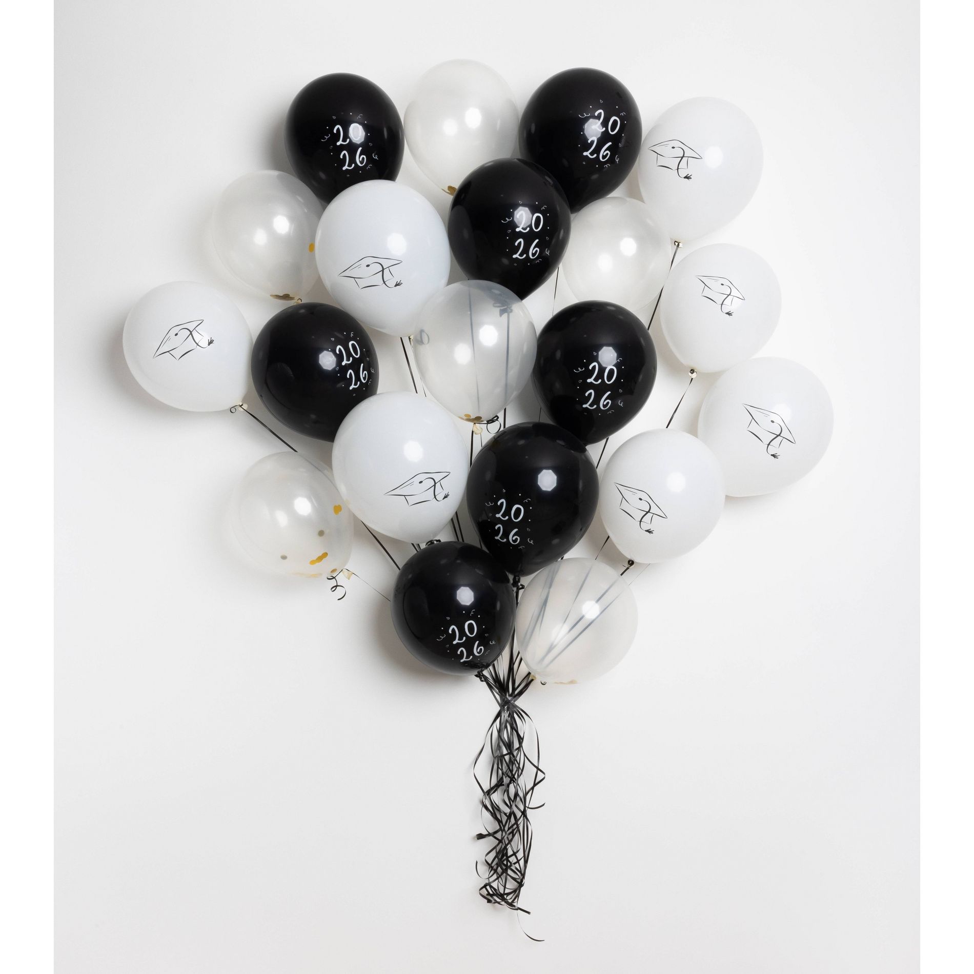 Bonjour Fete 20ct 2026 Graduation Latex Balloon Pack