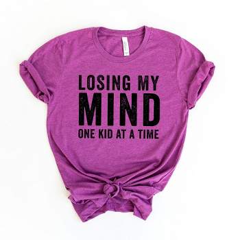Simply Sage Market Women's Losing My Mind One Kid At A Time Short Sleeve Graphic Tee