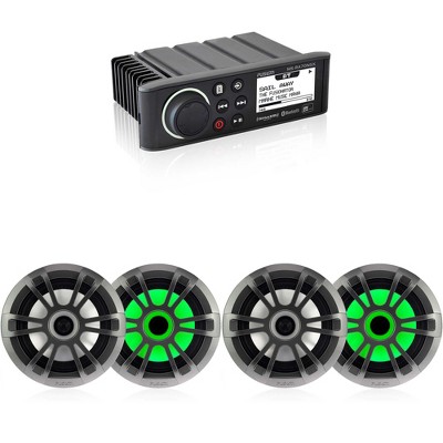 Fusion Marine Entertainment System with Bluetooth & NMEA 2000 + 4 Speakers