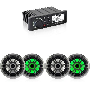 Fusion Marine Entertainment System with Bluetooth & NMEA 2000 + 4 Speakers - 1 of 4
