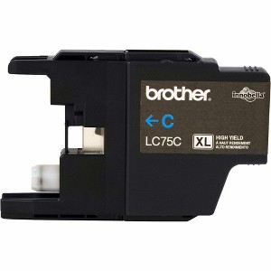 Brother International LC75C Cyan Ink Cartridge for Inkjet Printers - 1 of 1