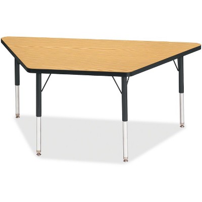 Jonti-Craft Berries Elementary Height Classic Trapezoid Table (30 x 60) in Black