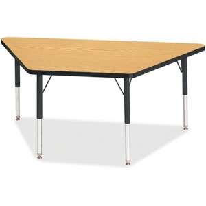 Jonti-Craft Berries Elementary Height Classic Trapezoid Table (30 x 60) in Black - 1 of 2