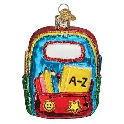 Old World Christmas 3.5 Inch First Day Of School Tree Ornaments