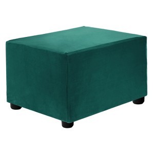 Unique Bargains Stretchy Soft Comfortable Rectangular Foot Stool Cover - 1 of 4