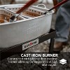 GasOne Double Fryer with 2 Baskets Propane Burners for Outdoor Cooking – Heavy Duty 18Qt Aluminum Pot Outdoor Deep Fryer with Cast Iron Burner - 4 of 4