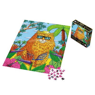 SUNSOUT Santa's Menagerie 1000-Piece Jigsaw Puzzle - 20x27 Inch Christmas Art By Marcello Corti