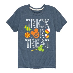 Boys' - Disney - Trick Or Treat Candy Art Short Sleeve Graphic T-Shirt - 1 of 4