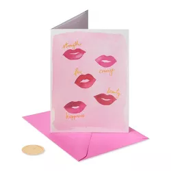 Watercolor Lips Card - PAPYRUS