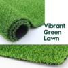 Artificial Grass 5x8FT, Full Green Soft Fake Faux Grass Turf Mat,Garden Synthetic Turf Carpet Doormat, Rubber Backed with Drainage Holes - 4 of 4