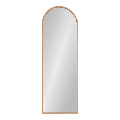 Nordlund Solid Beechwood Full-Length Arch Wall Mirror in Rustic Brown