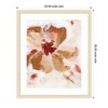 Kate and Laurel Framed Art Painterly Brown Blossom ll by Nikita Jariwala, 22x26, Woodgrain Stripe Blonde - 2 of 4