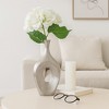 Modern Decorative Ceramic Vase - Accent for Home, Office & Living Room - Stylish Tabletop Centerpiece for Floral Arrangements - 3 of 4
