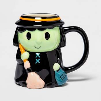 12oz Halloween Stoneware Witch Figural Mug - Hyde & EEK! Boutique™