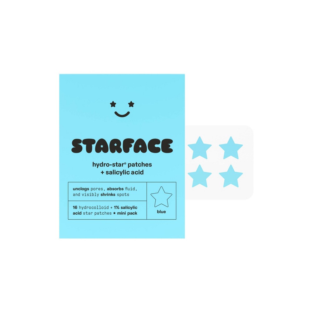 Photos - Facial / Body Cleansing Product Starface Blue Salicylic Patches - 16pc
