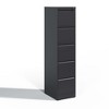 NicBex Modern File Cabinet with Lock, Vertical Metal Filing Cabinets with Drawers and Anti-Tilt Design,Office Cabinet for Home, Office,Black/White - 4 of 4