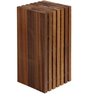 Zassenhaus Walnut Slotted Knife Block For Up To 12 Knives - 1 of 1