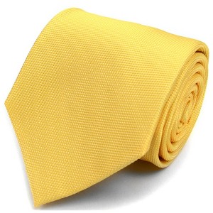 Men's Solid Color Microfiber Poly Woven 3.25 Inch Wide And 57 Inch Long Necktie - 1 of 4