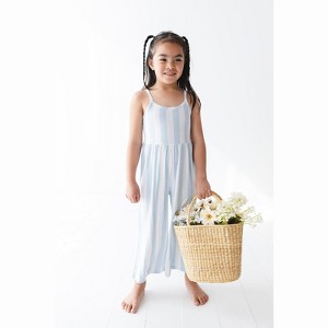Stretchy Wide Leg Jumpsuit | Cotton Candy Stripes | Charlie Lou Baby - 1 of 4