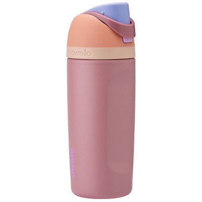 Owala Kids 16 oz Free Sip Stainless Steel Water Bottle, Yoga Rose - NEW