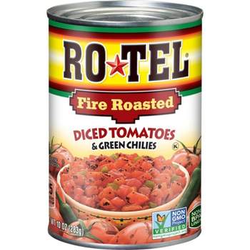 Rotel Fire Roasted Diced Tomatoes & Green Chilies - 10oz