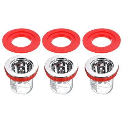 Unique Bargains ABS Silicone Anti-Odor Backflow Preventer Floor Drain Core